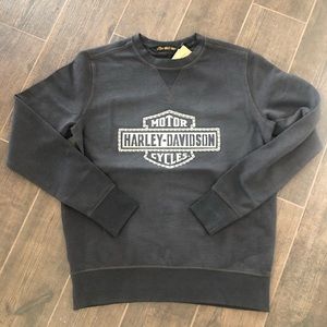 HARLEY DAVIDSON studded sweatshirt! NWT